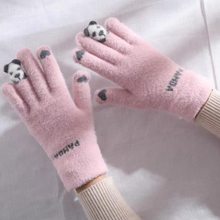Wholesale Gloves Plush Finger Bears Keep Warm JDC-GS-shunh001