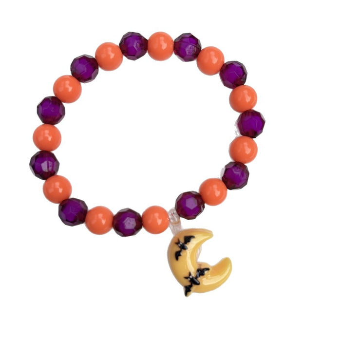 Wholesale Children's Bracelet Colored Acrylic Beads Girls' Plastic Pearl Bead Cartoon Pendant Bracelet