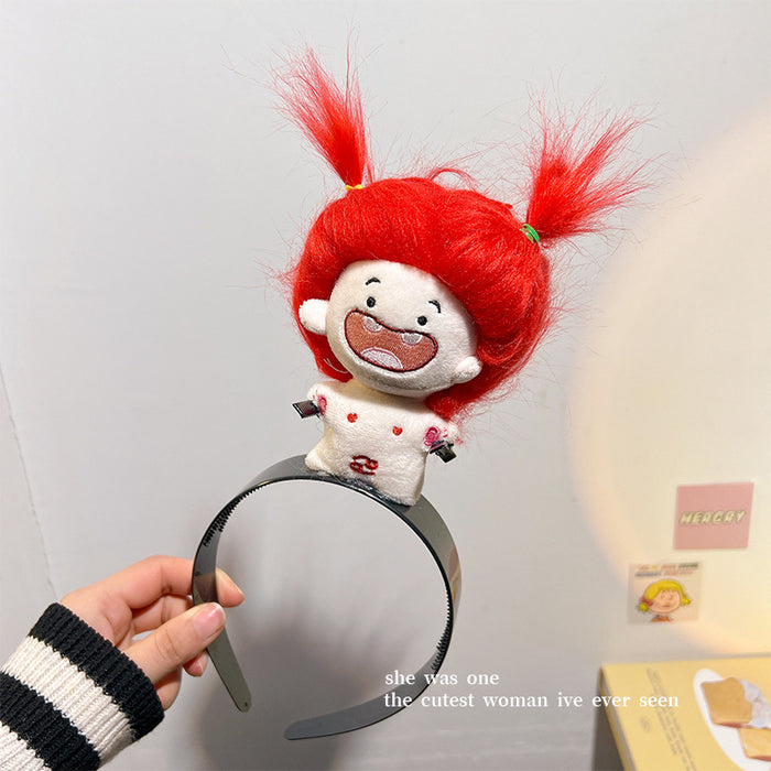 Wholesale Cartoon Plush Cotton Doll Headband JDC-HD-Hengz002