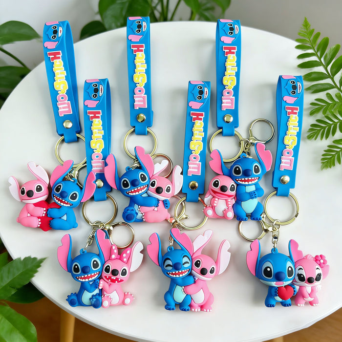 Wholesale Decorative Silicone PVC Cartoon Keychain Car Key Accessory Boutique Gift MOQ≥2