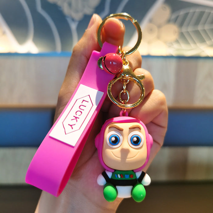 Wholesale Cartoon Silicone Doll Keychain JDC-KC-Tingm278