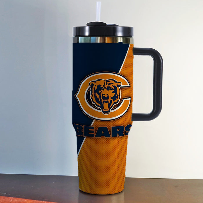 Wholesale Popular 40oz Car Cup Sf New Ice Cup Nfl American Football League Kc Thermos Cup