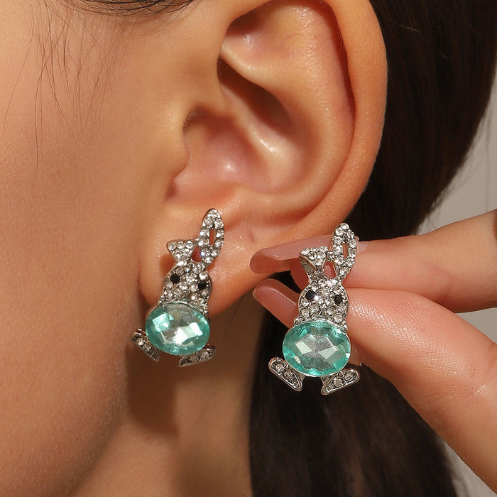 Wholesale Diamond studded earrings, versatile and cute earrings and accessories