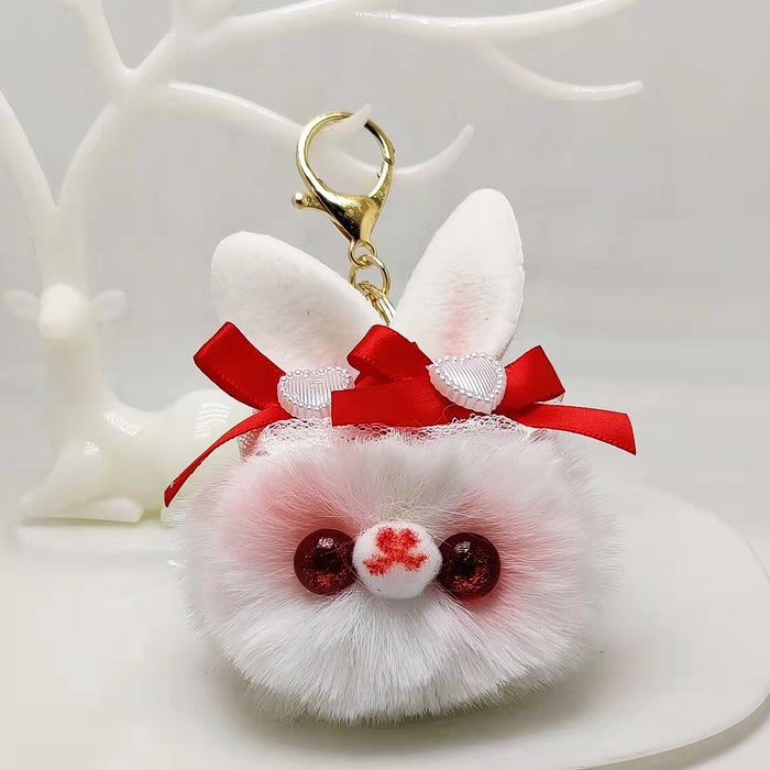 Wholesale Furry ball, plush keychain, pendant, doll, toy, toy, gift bag, hanging decoration