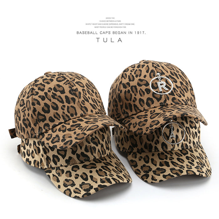 Wholesale Hat leopard eaves baseball cap  outdoor street popular sports pendant cap