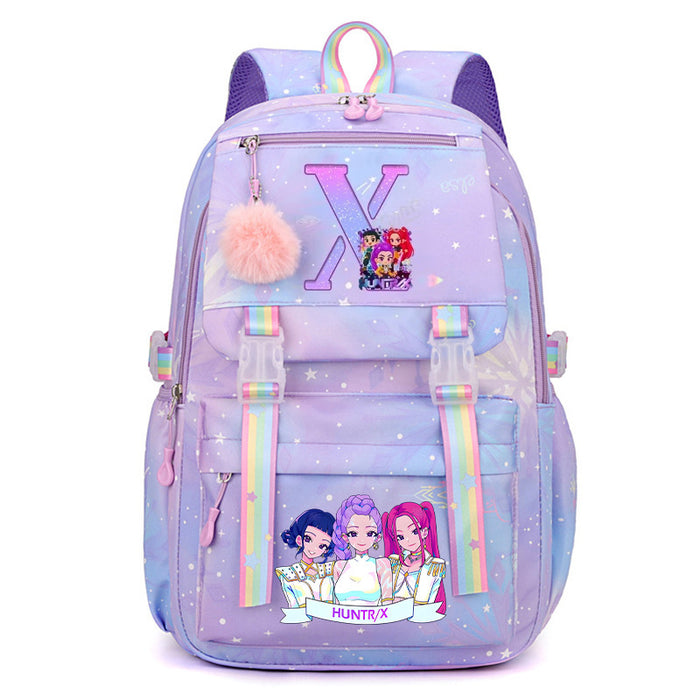 Wholesale KPop letter print large capacity backpack