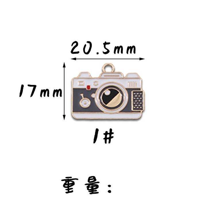 Wholesale 10pcs Nostalgic sewing machine twenty-eight Rod diy alloy oil earrings pendant key chain pendant jewelry accessories