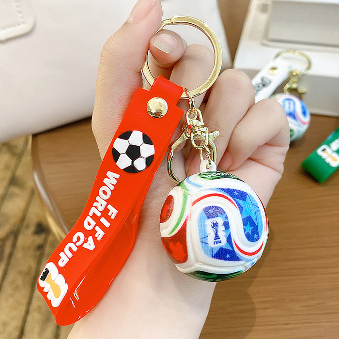 Wholesale World Cup Football Keychain Pendant