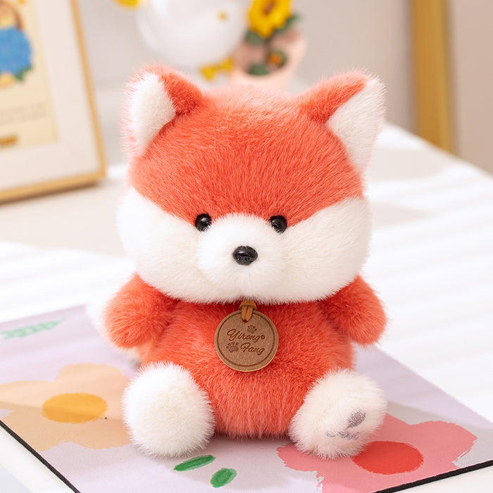 Wholesale Cute pet zoo series plush toy cute little animal doll doll children' s birthday gift