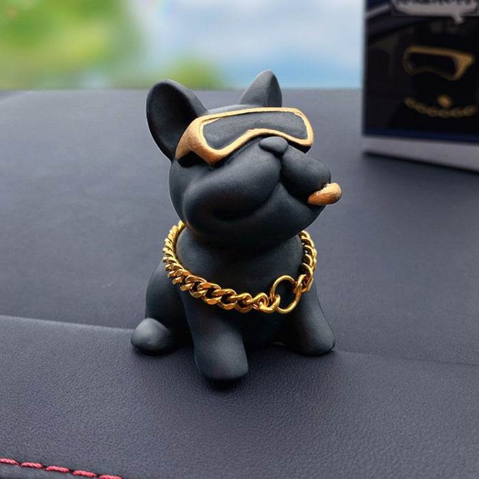 Wholesale Cute Resin Bulldog Keychain