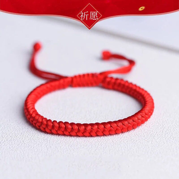 Wholesale Hand woven red rope bracelet