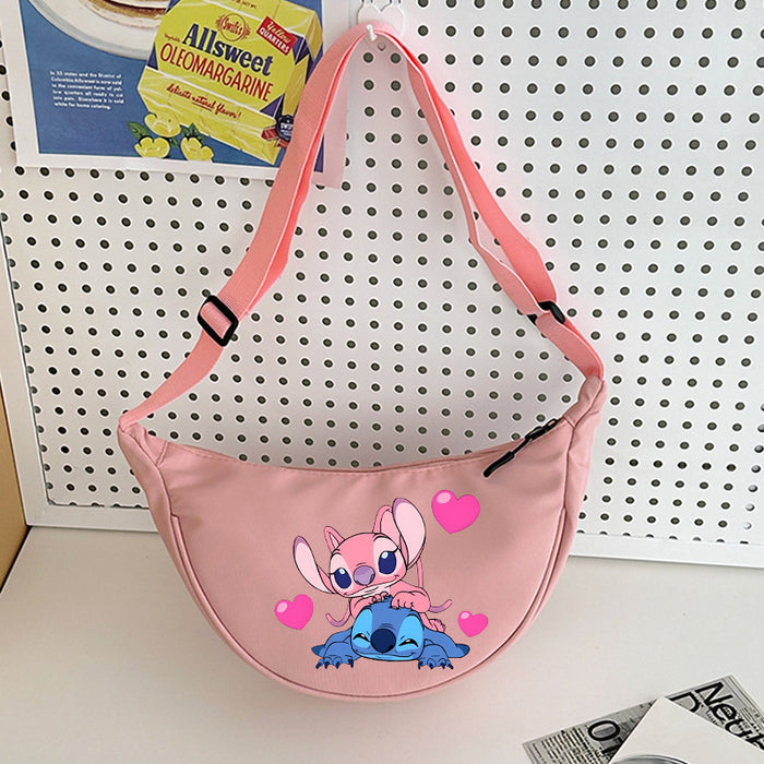 Wholesale Cartoon Print Nylon Crossbody Bag Women' s Bag Dumpling Bag Lightweight Simple Commuting