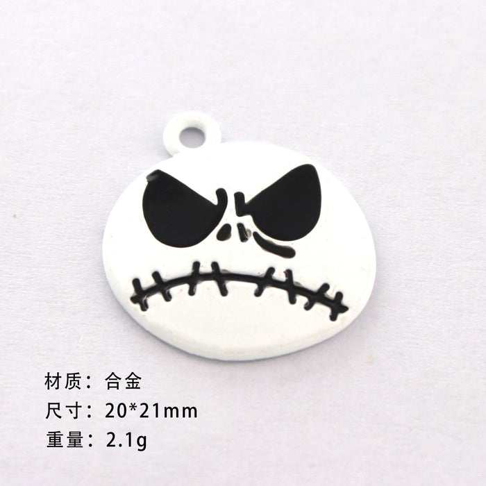 Wholesale 10cs   series diy alloy oil earrings pendant accessories factory direct sales