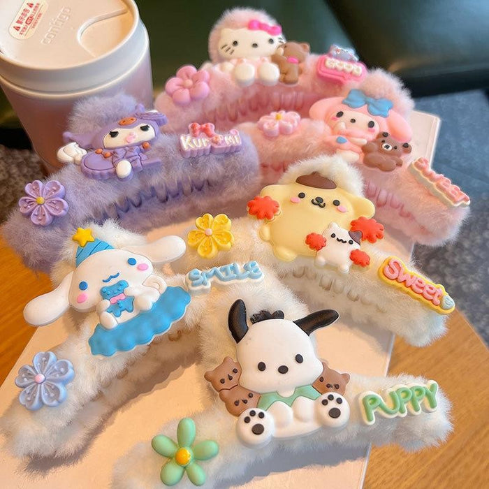 Wholesale Plush Children Cartoon Large Grab Clip JDC-HC-Jiangx005