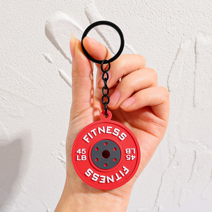 Wholesale Creative Mini Dumbbell Keychain