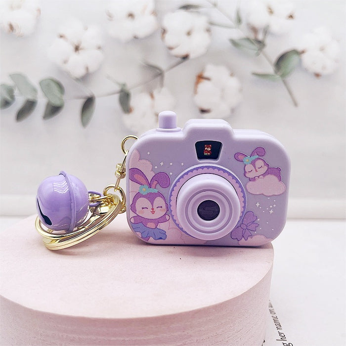 Wholesale Projection camera keychain, children's toy backpack pendant