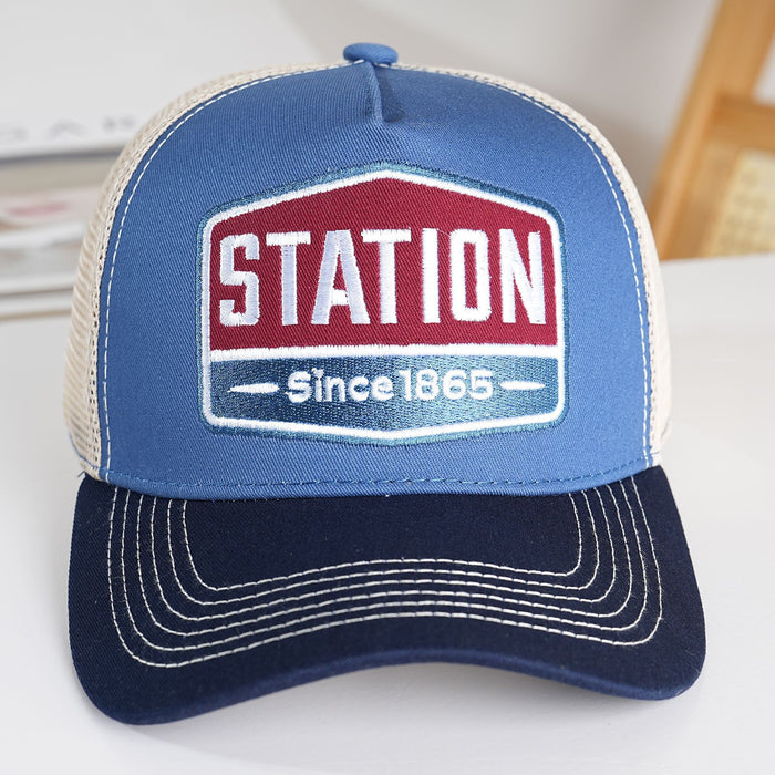 Wholesale Cotton Embroidered Baseball Cap Summer Versatile Street Trucker Hat Duckbill Cap