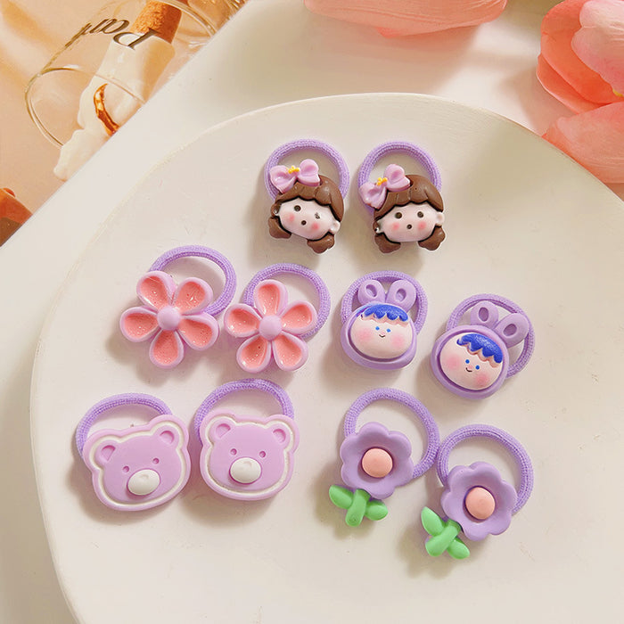 Wholesale Princess Theme Cute Small Hair Ties for Kids - Fashion Accessory Gift