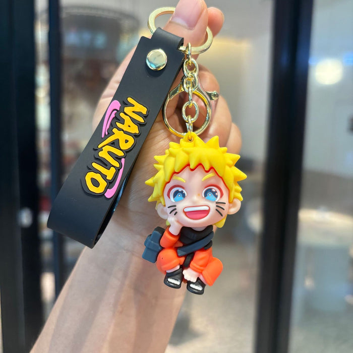 Wholesale Cute anime character PVC keychains