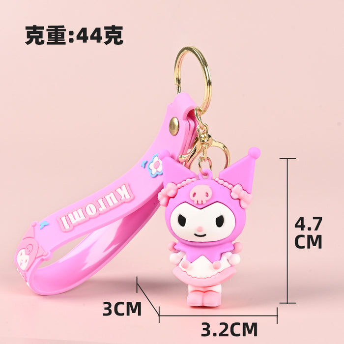 Wholesale Cartoon Cute PVC Soft Keychain Pendant Fashion Accessory Gift MOQ≥10