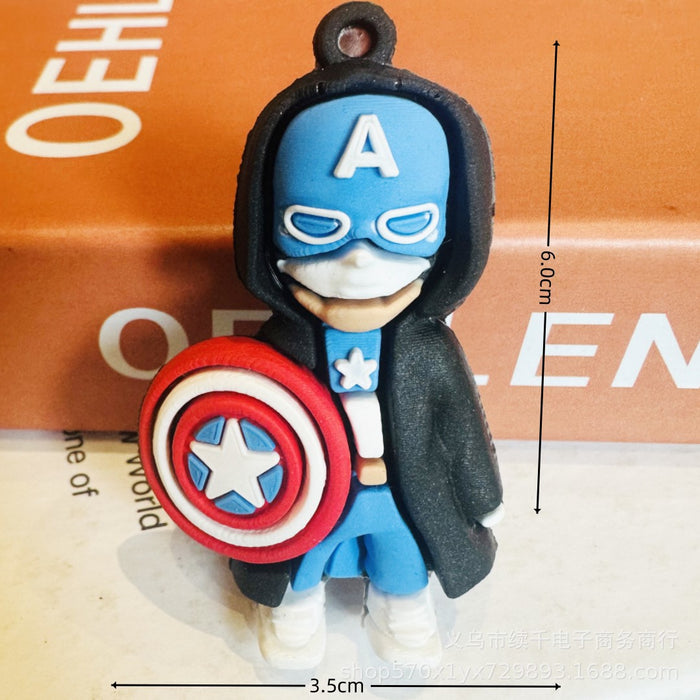 Wholesale Cartoon keychain, pendant, decorative ornament, archaeological figurine