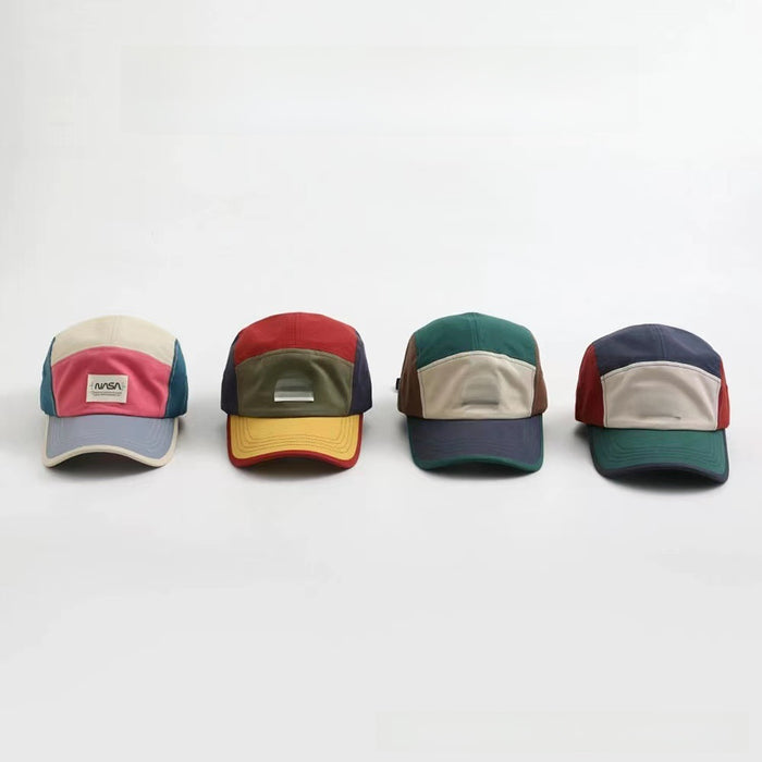 Wholesale Duck tongue hat with personality, soft top, contrasting color, baseball hat, wide brim, versatile