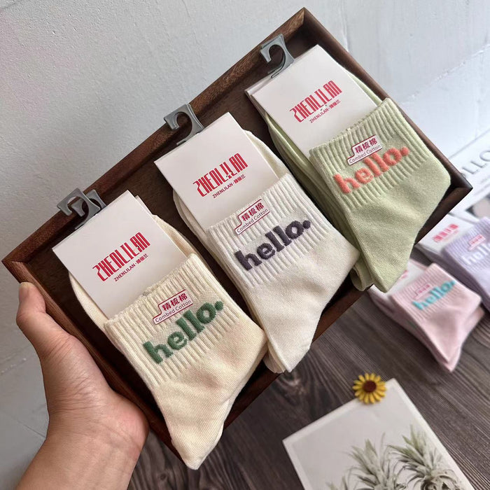 Wholesale Sports socks, mid length socks, trendy long socks for wearing