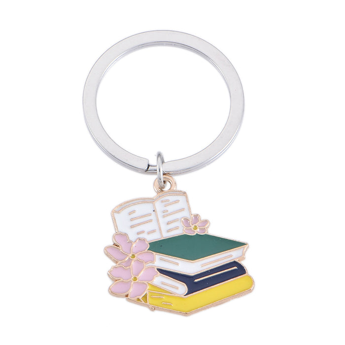 Wholesale Keychain Small Pendant Gift Bag Decoration Metal Oil Dripping Accessories