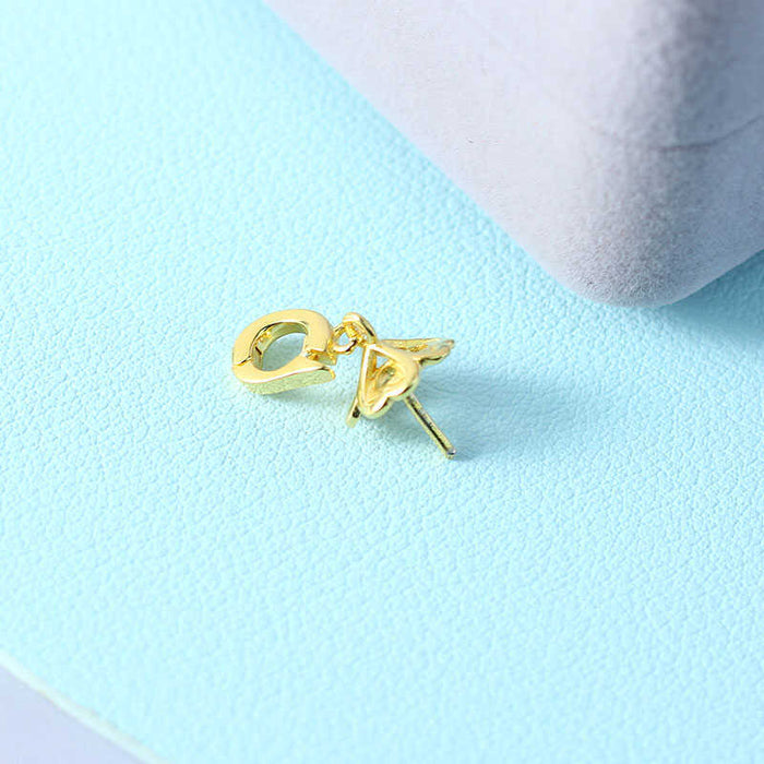 Wholesale DIY pearl accessories, pure silver heart-shaped hollow pendant, empty holder, fashionable, exquisite, simple, versatile for commuting