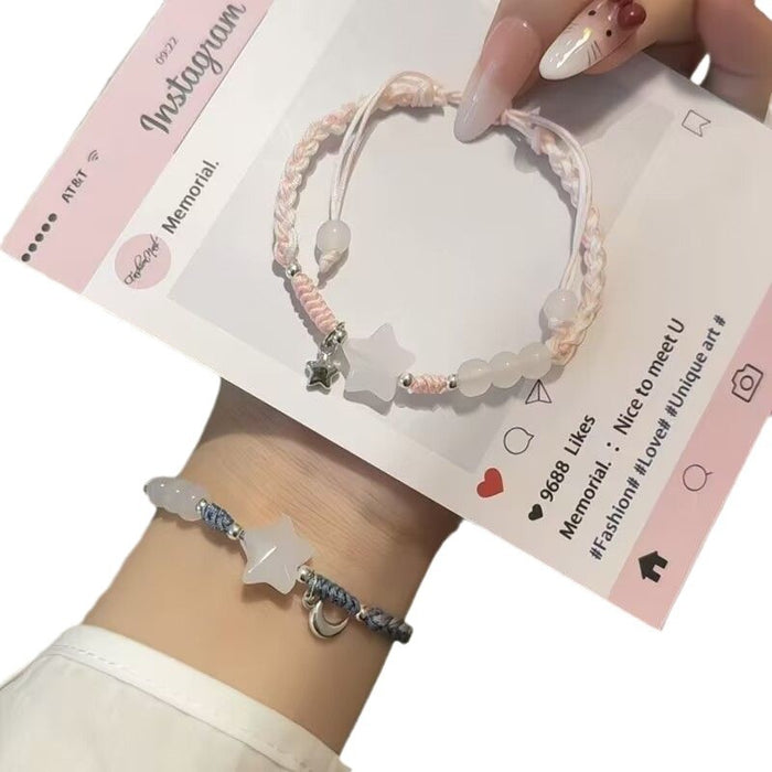Wholesale Star Woven All-match Bracelet Hand Rope Super Fairy Couple Gift