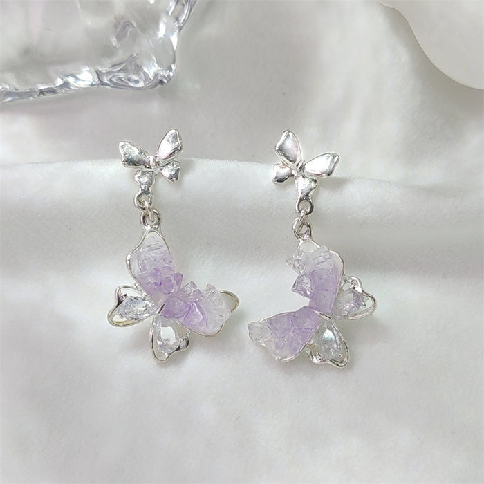 Wholesale Butterfly earrings, elegant earrings, high-end and exquisite earrings