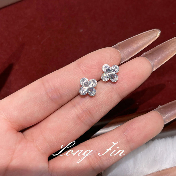 Wholesale Women's Four-Leaf Clover choker necklace Bracelet Earrings Set