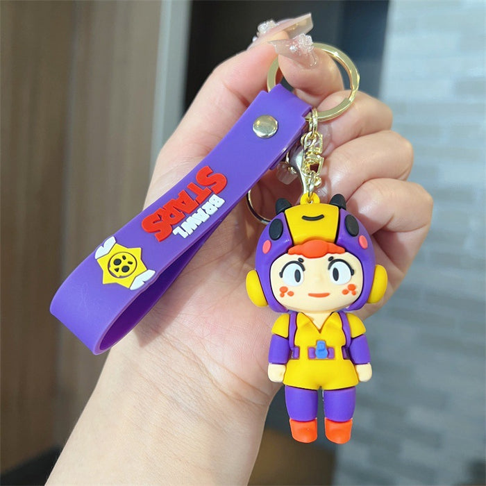 Wholesale Cartoon Game PVC Keychain JDC-KC-JinB031