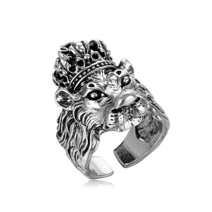Wholesale Skull and Animal Head Ring Set Alloy Unisex Fashion Accessory Gift
