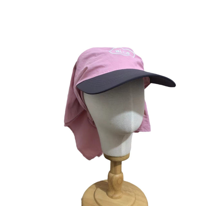 Wholesale Outdoor camping personalized portable with duckbill cap, quick drying strap, sun hat, sun protection headscarf