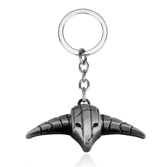 Wholesale DOTA2 Game Peripheral Weapon Model Pendant Dota Logo Keychain Return To The City Scroll Pendant Necklace JDC-KC-HeY019