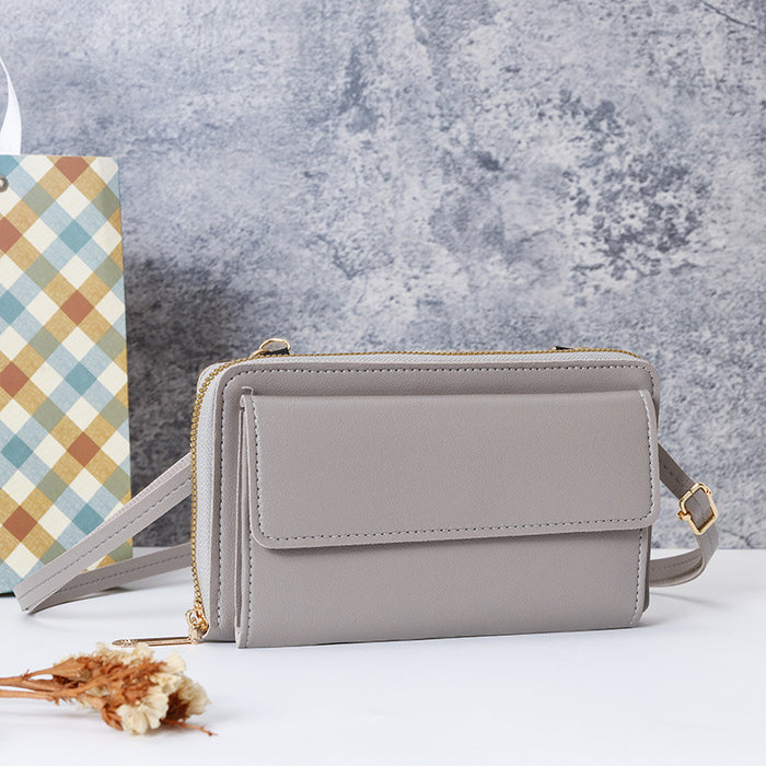 Wholesale PU Leather Horizontal Square Phone Bag for Women - Trendy Cute Daily MOQ≥3