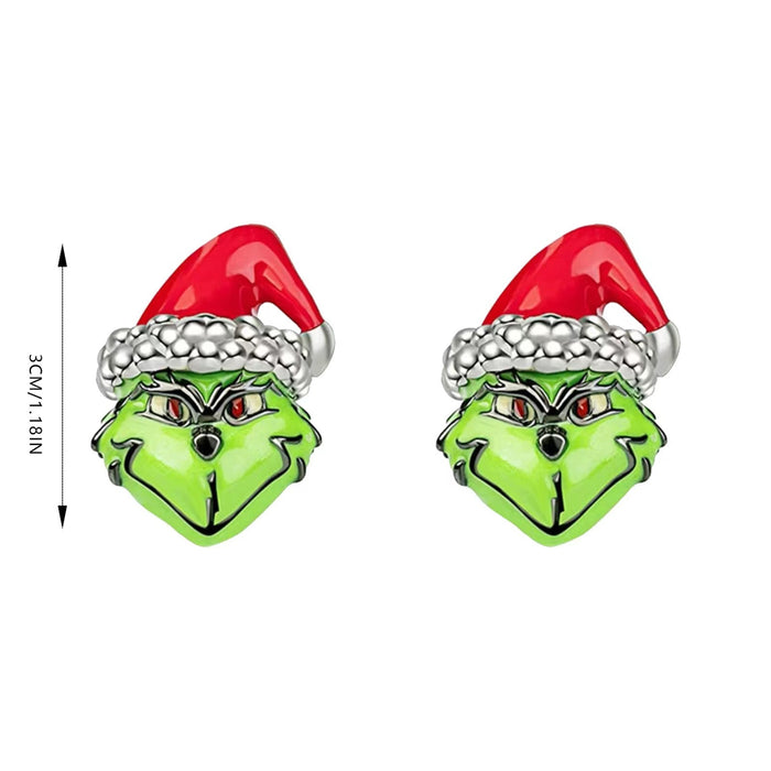 Wholesale Christmas Zinc Alloy Earrings JDC-ES-QiS001