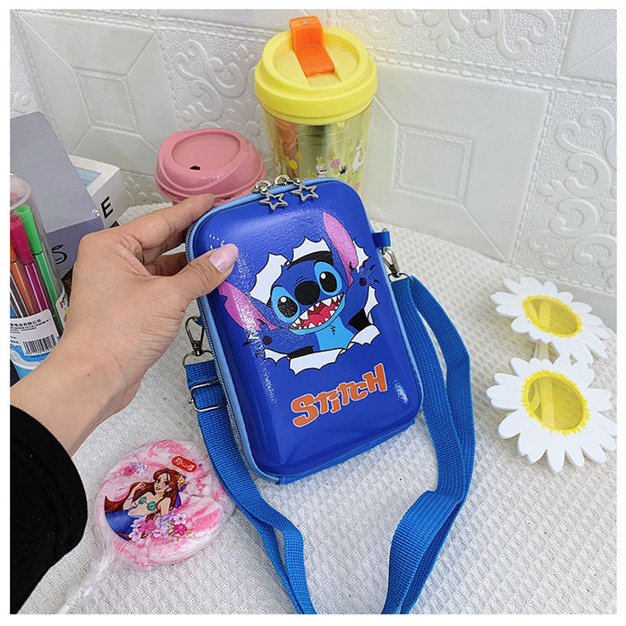 Wholesale New zero wallet hard shell box bag, cute girl crossbody bag, outdoor leisure phone bag, parent-child children's bag