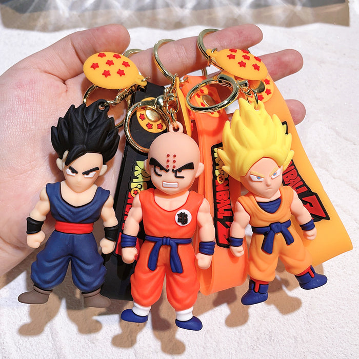 Wholesale Cartoon Silicone Doll Keychain JDC-KC-QiChao021