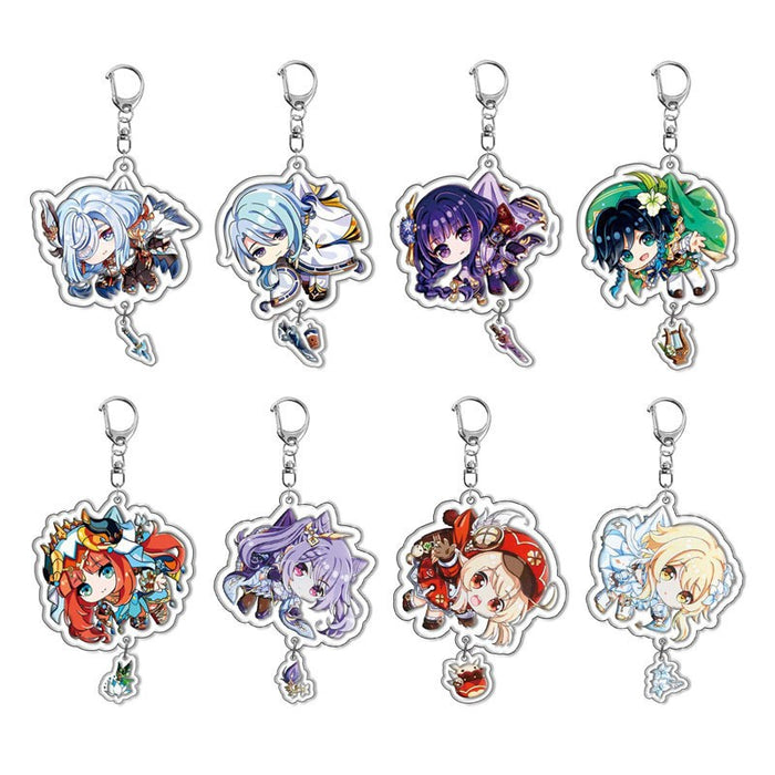 Wholesale Anime peripheral Yuan acrylic keychain accessory
