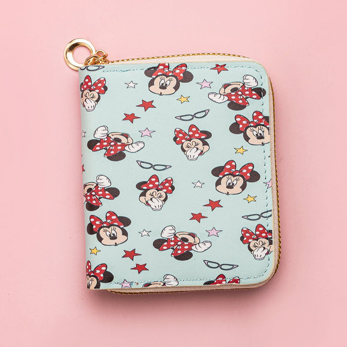 Wholesale Short PU wallet zipper design, cartoon coin purse