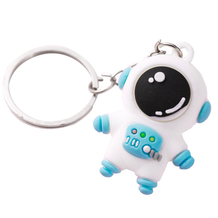 Wholesale Creative Cartoon Astronaut Keychain Pendant Backpack Cute Pendant Silicone