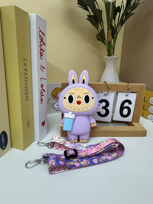 Wholesale Children's bag silicone pull-on cartoon crossbody bag boys and girls coin purse coin storage bag