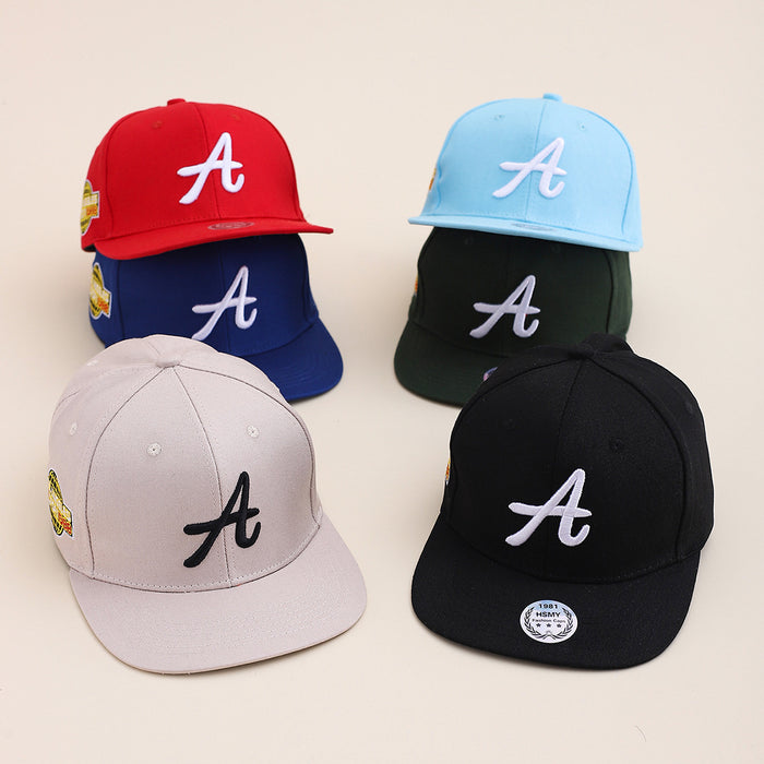 Wholesale Baseball cap flat brim casual high quality fashionable embroidered letters sun protection hat