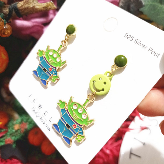 Wholesale Cartoon Alloy Cute Earrings JDC-ES-Xingj041