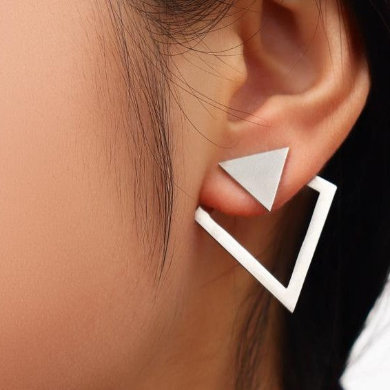 Wholesale Stainless Steel Gold Geometri Earrings