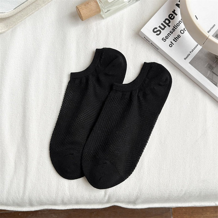 Wholesale Mesh socks, short socks, thin, shallow cut, non slip, non slip, breathable, invisible boat socks