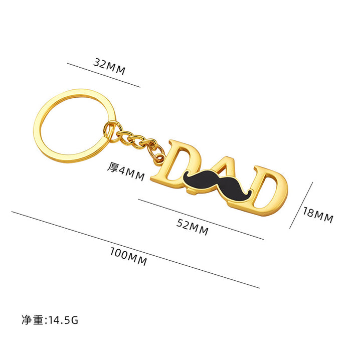 Wholesale Gift Mother's Day Keychain Pendant Customized Creative Gift Love Metal Keychain