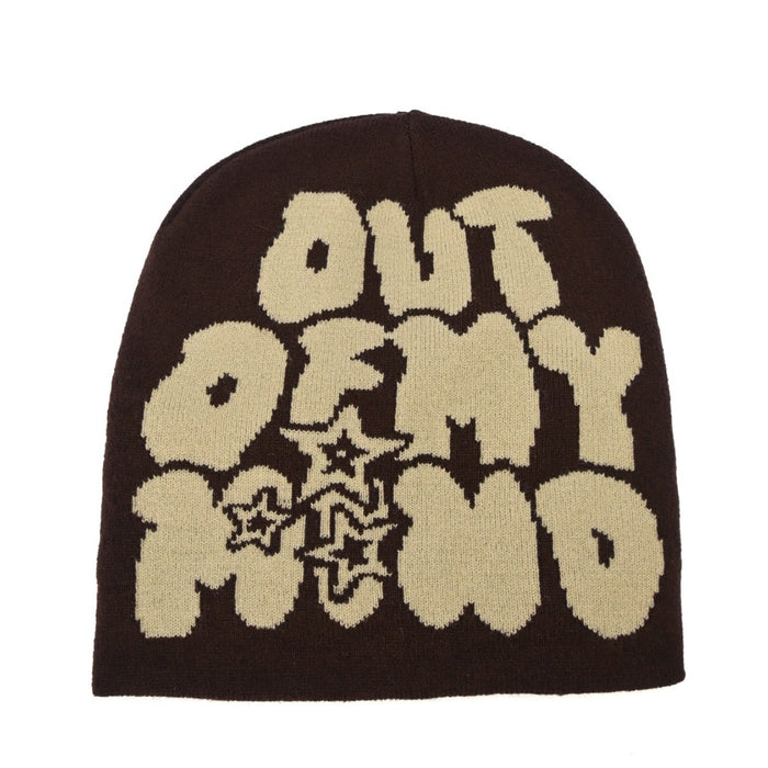 Wholesale Jacquard personalized street cold hat with no brim hat